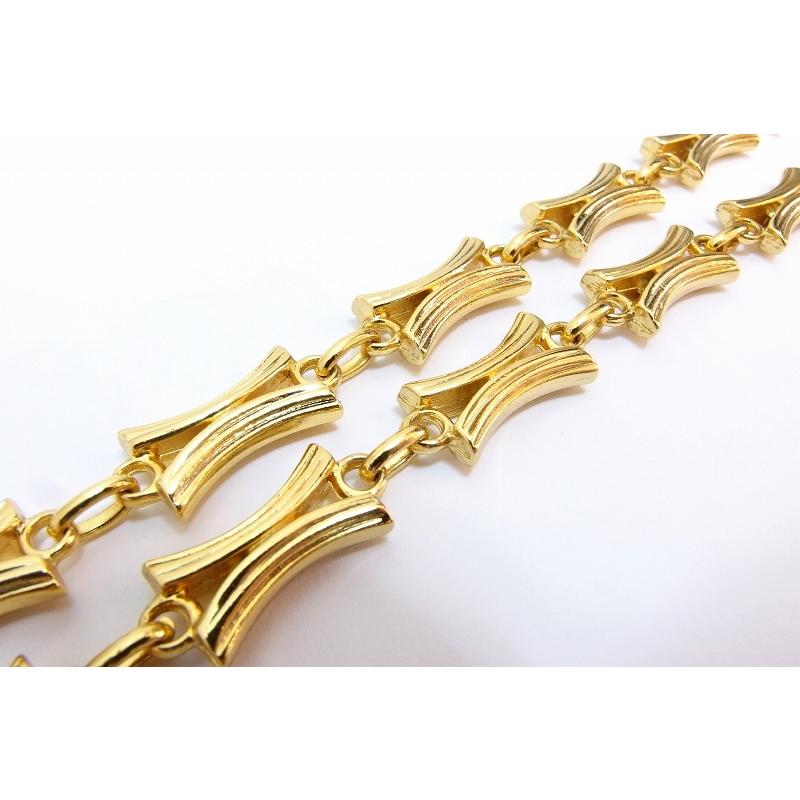 LANVIN ランバン ヴィンテージ リンクチェーン ロングネックレス