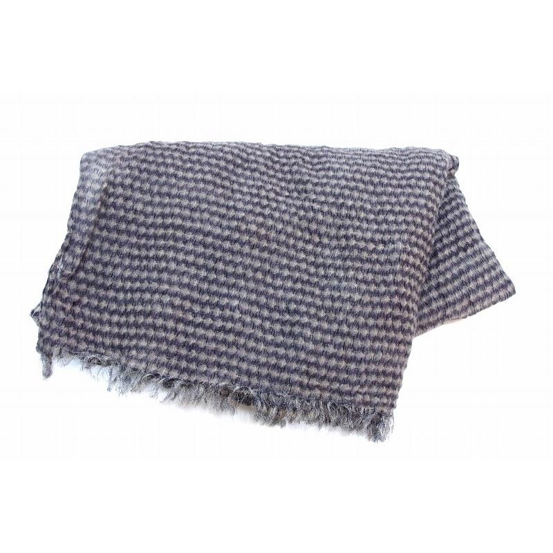 Faliero Sarti ファリエロサルティ ウール×シルク 大判 マフラー