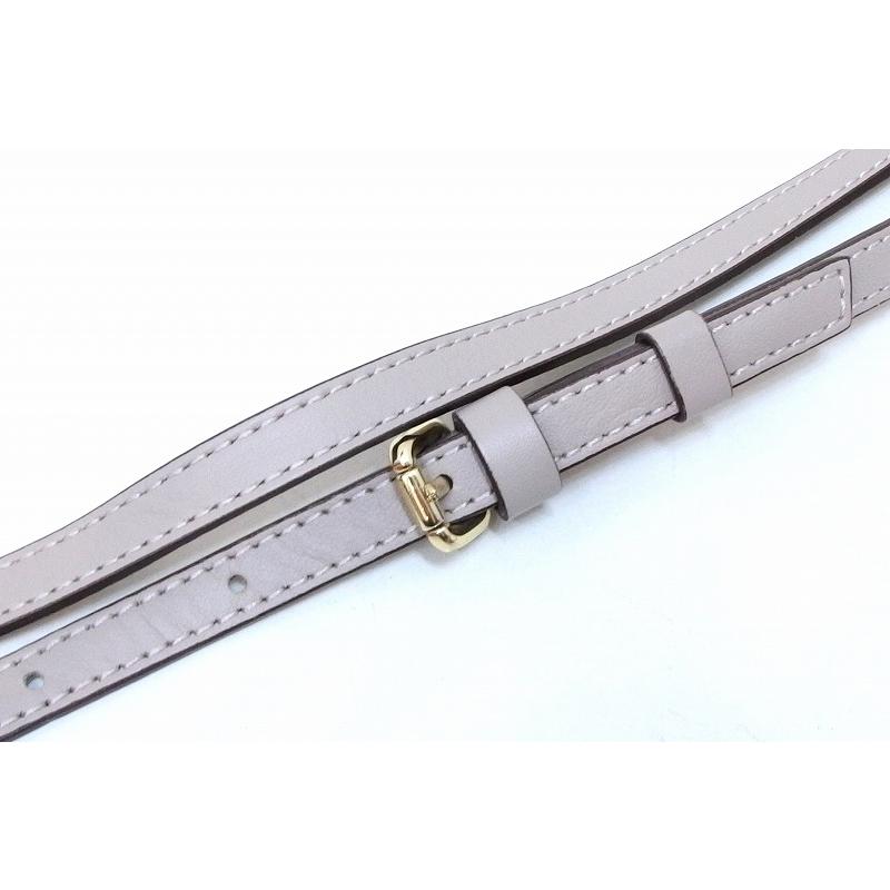ANAYI（アナイ） ボア×レザー ミニ ショルダーバッグ 2WAY ベージュ 