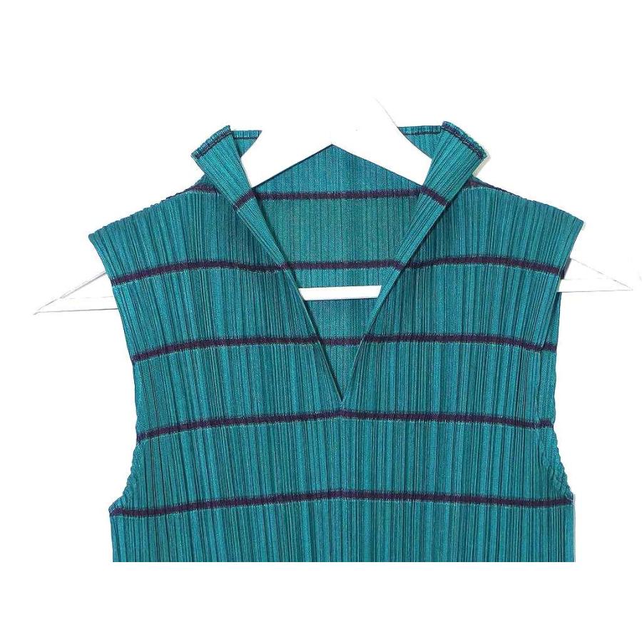 PLEATS PLEASE（プリーツ プリーズ） ストライプ折り プリーツ 