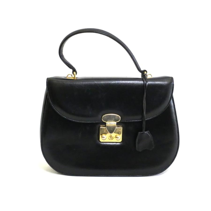 MaxMaraマックスマーラ 黒 レザーハンドバッグ 【公式通販】