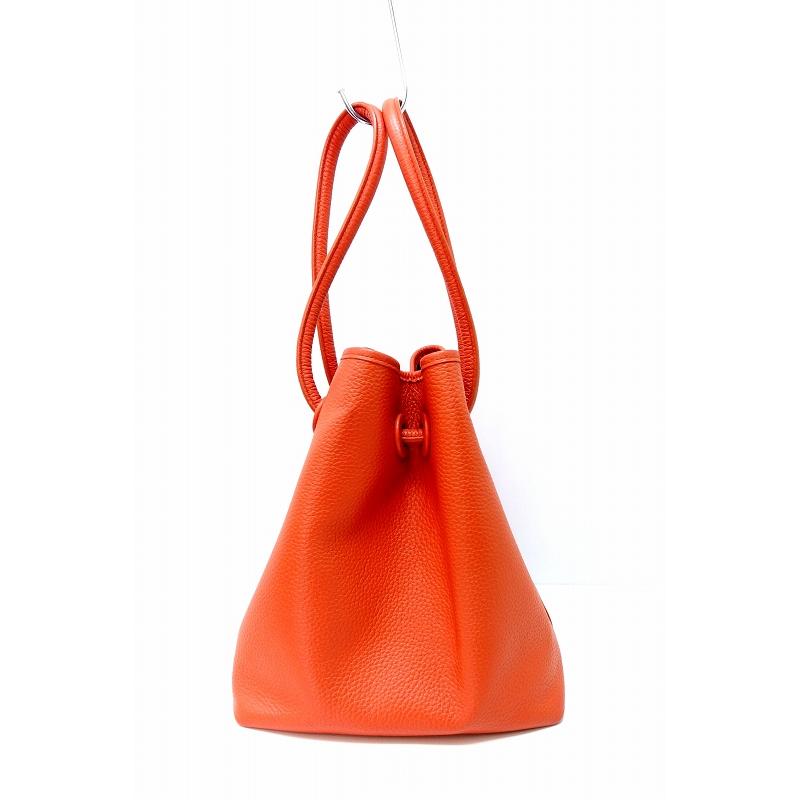 VASIC ヴァジック ボンド ショルダーバッグ ハンド オレンジ レザー 