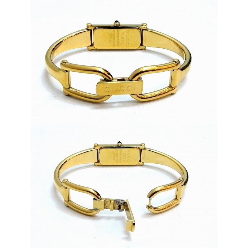 GUCCI グッチ 1500L クォーツ バングルウォッチ レディース GUCCI グッチ 1500L クォーツ バングルウォッチ レディース
