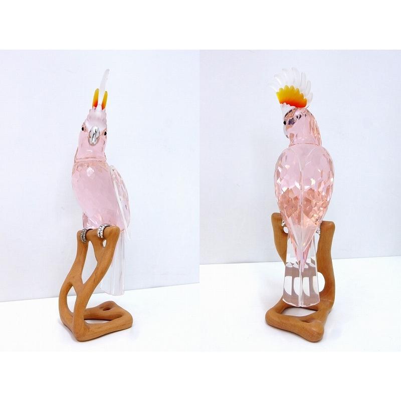 SWAROVSKI スワロフスキー オウム インコ 鳥 クリスタルガラス