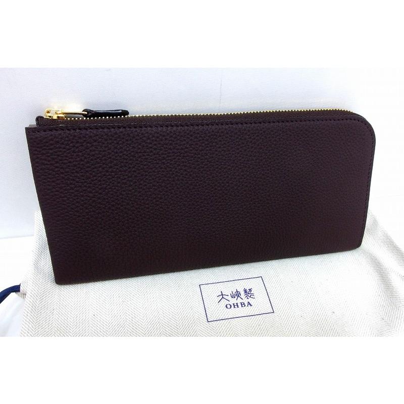 OHBA 大峽製鞄 Lジップ束入れ 『ロングウォレット』 長財布 【1245-3