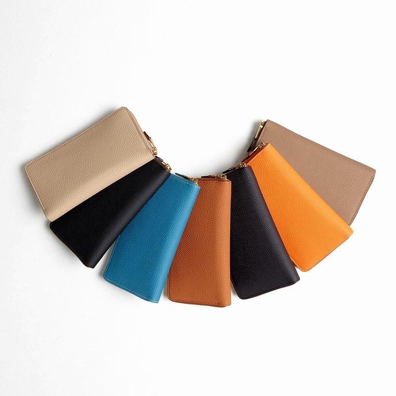 大峽製 OHBA ポケットブック ラウンドファスナー長財布 オオバセイホウ