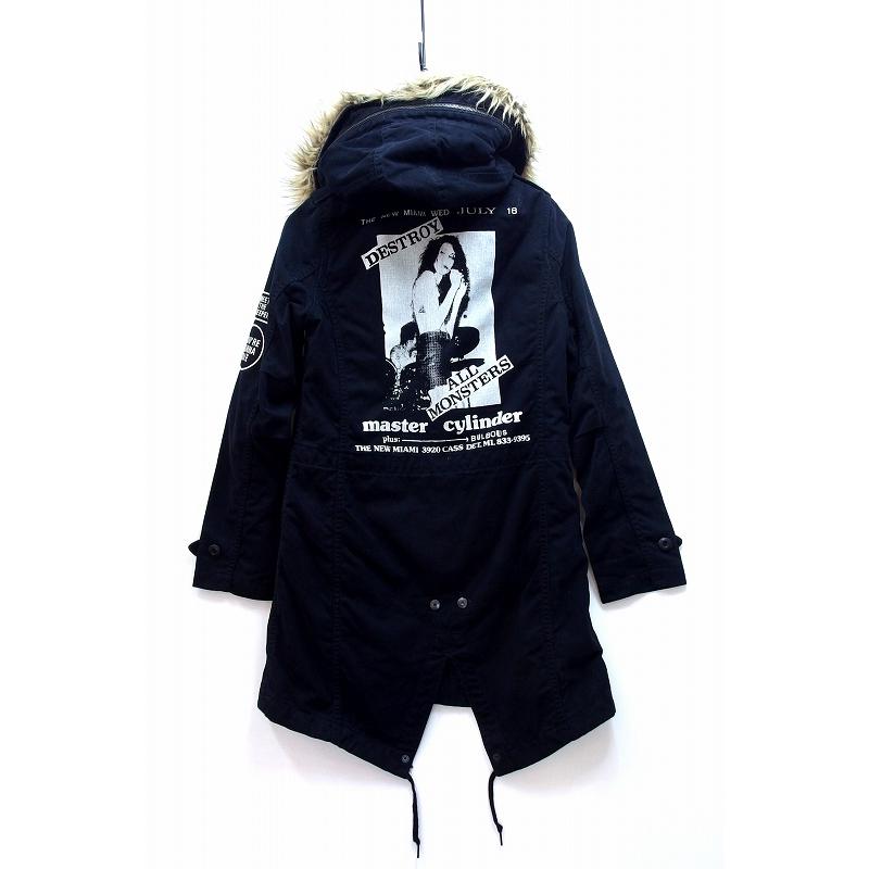 HYSTERIC GLAMOUR モッズコート L 黒 HYSTERIC GLAMOUR モッズコート L 黒