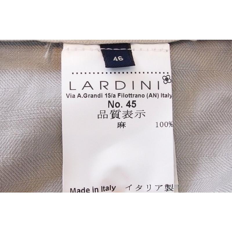 LARDINI（ラルディーニ） ブートニエール リネン・麻100％ ジレ