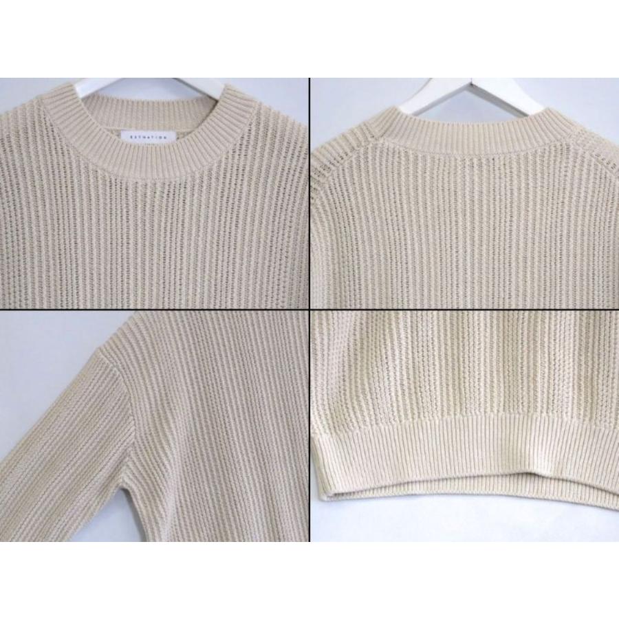 ESTNATION（エストネーション） コットン サマーセーター 長袖 ニット
