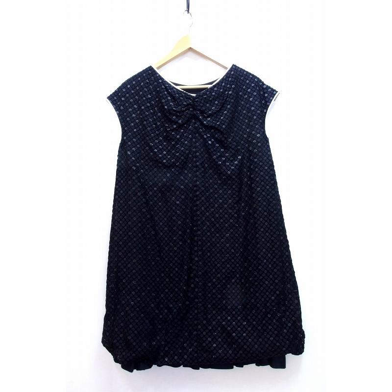レディース drawer シルクドットワンピース