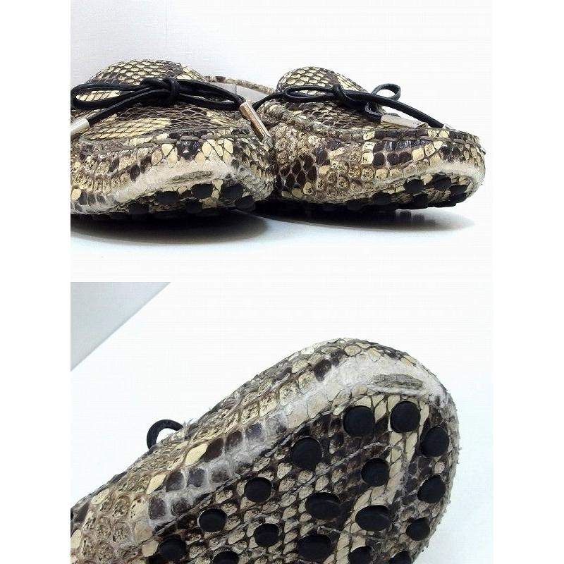 TOD'S（トッズ） パイソンレザー ドライビングシューズ モカシン