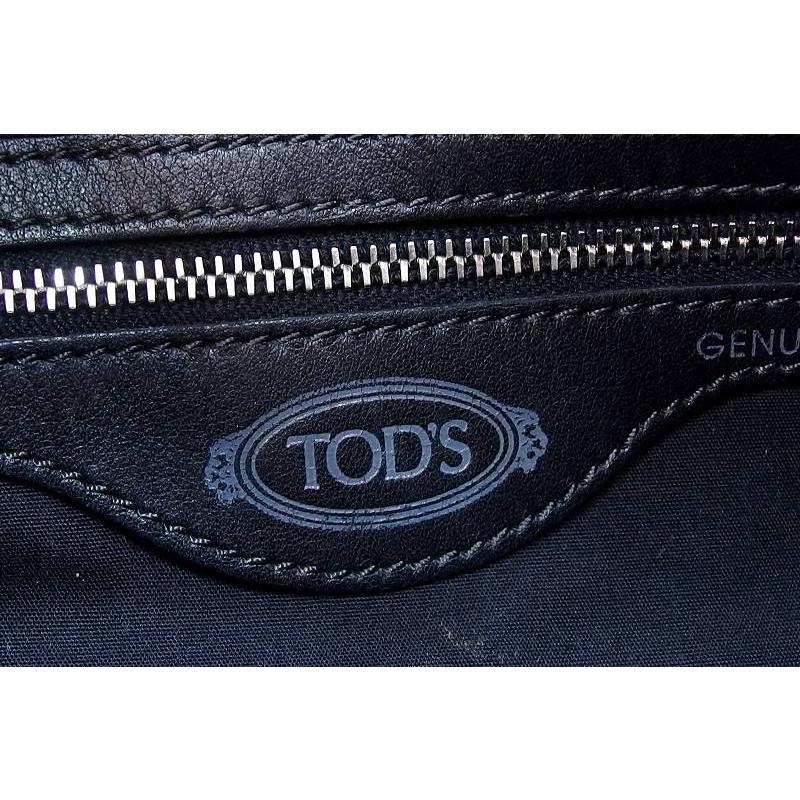 TOD'S トッズ スエード×レザー 肩掛け ワンショルダーバッグ