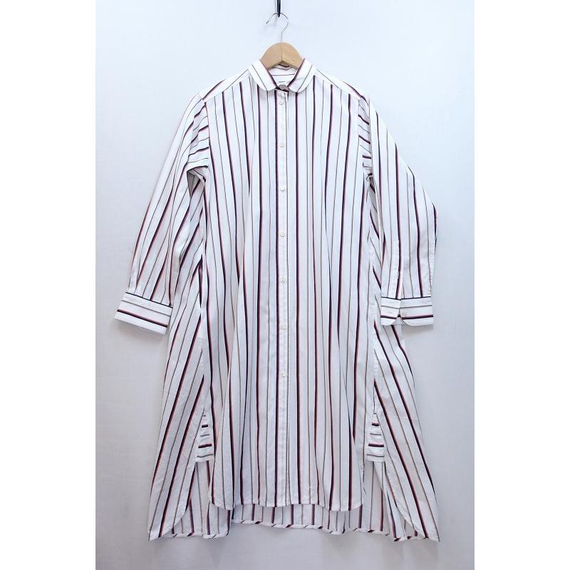 J&M Davidson（J＆Mデヴィッドソン） ストライプ シャツワンピース ・8 