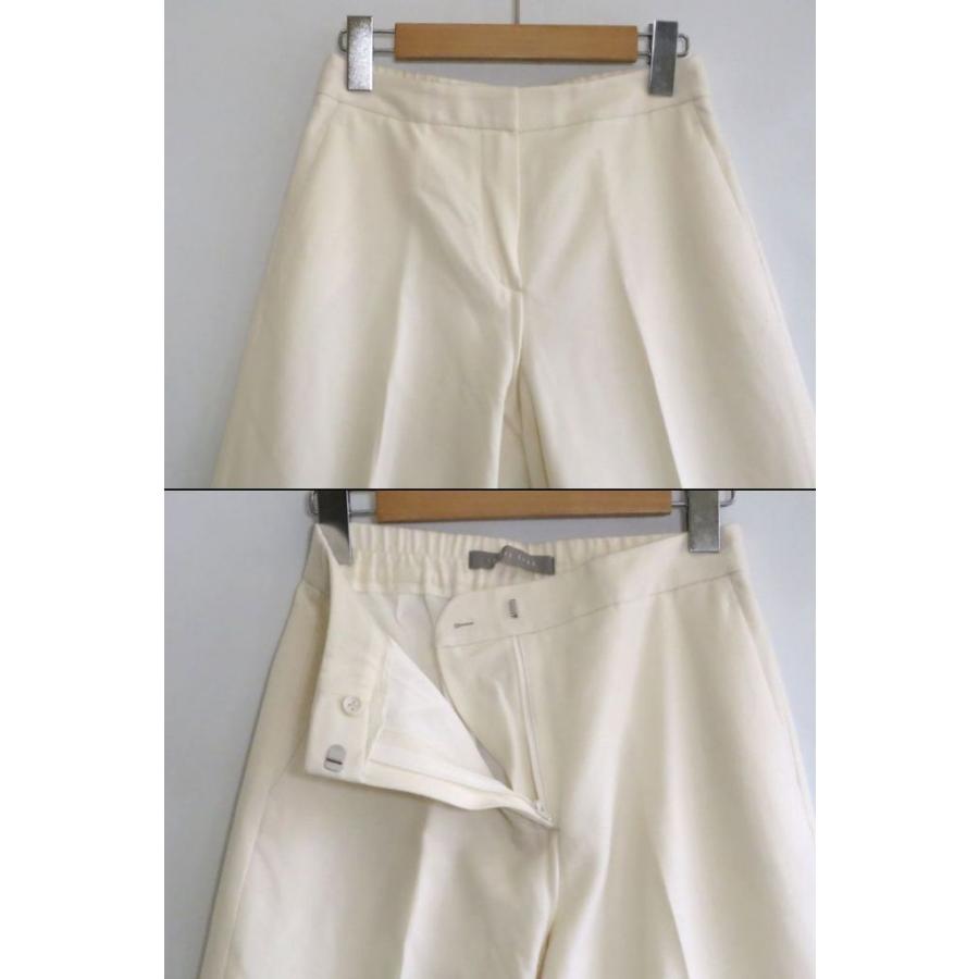 theory luxe（セオリーリュクス） ワイド クロップドパンツ ウール