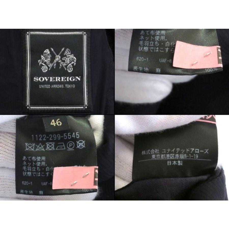 Sovereign ソブリン リネン100％ 麻100 テーラードジャケット メッシュ