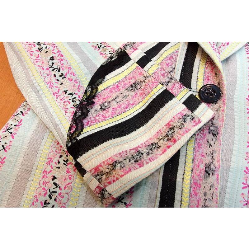レディース Christian Lacroix 花柄刺繍 テーラードジャケット 36