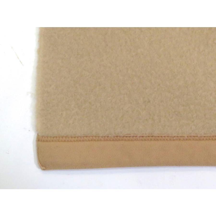 CELINE ウール毛布 140cm×200cm ベージュ CELINE（セリーヌ） 西川産業 ウール100％ 140*200cm クリーニング済み