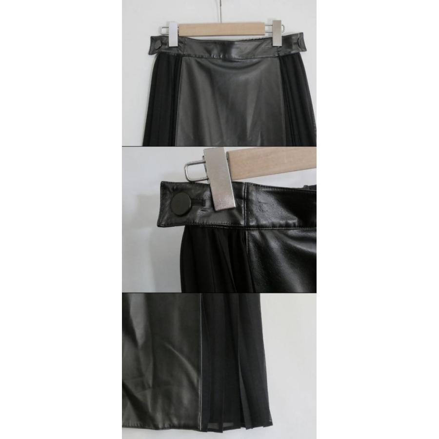 レディース ADORE アドーア チェック切替 ロングワンピース 36 黒