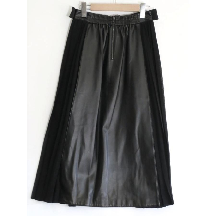 レディース ADORE アドーア チェック切替 ロングワンピース 36 黒