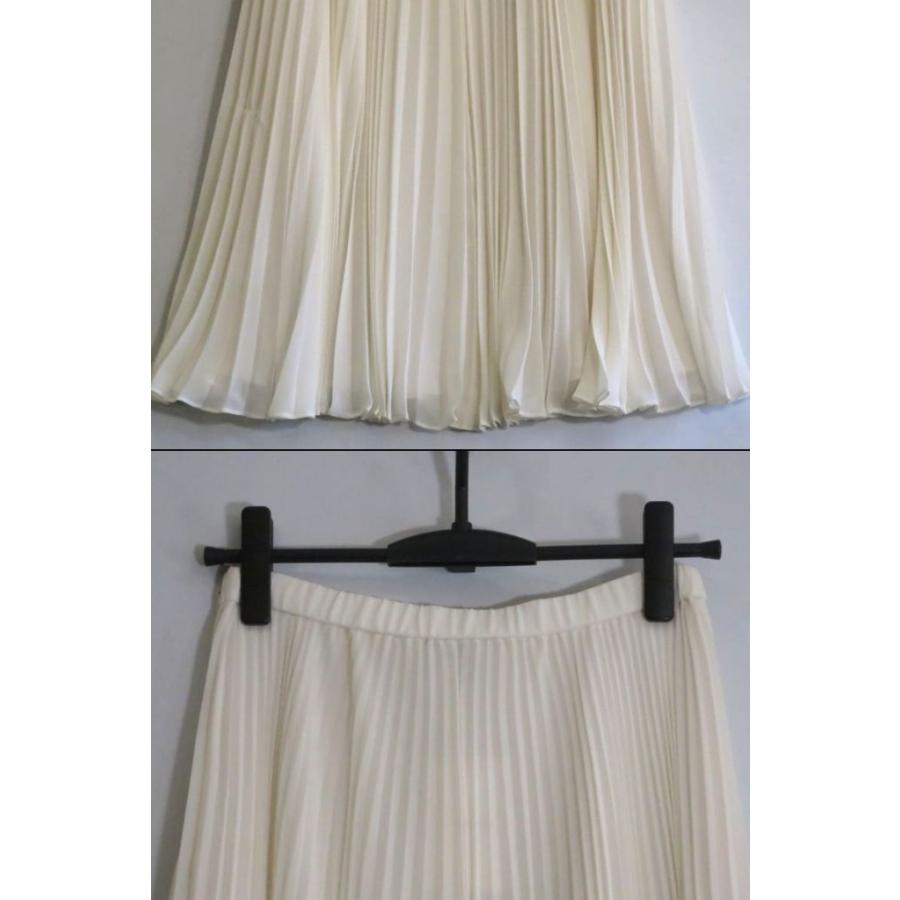 theory セオリー ポリシフォン　プリーツ　BD スカートJ PLEATED BD S POLY CHIFFON ・0 01-0307304-150-700 オフ白_3