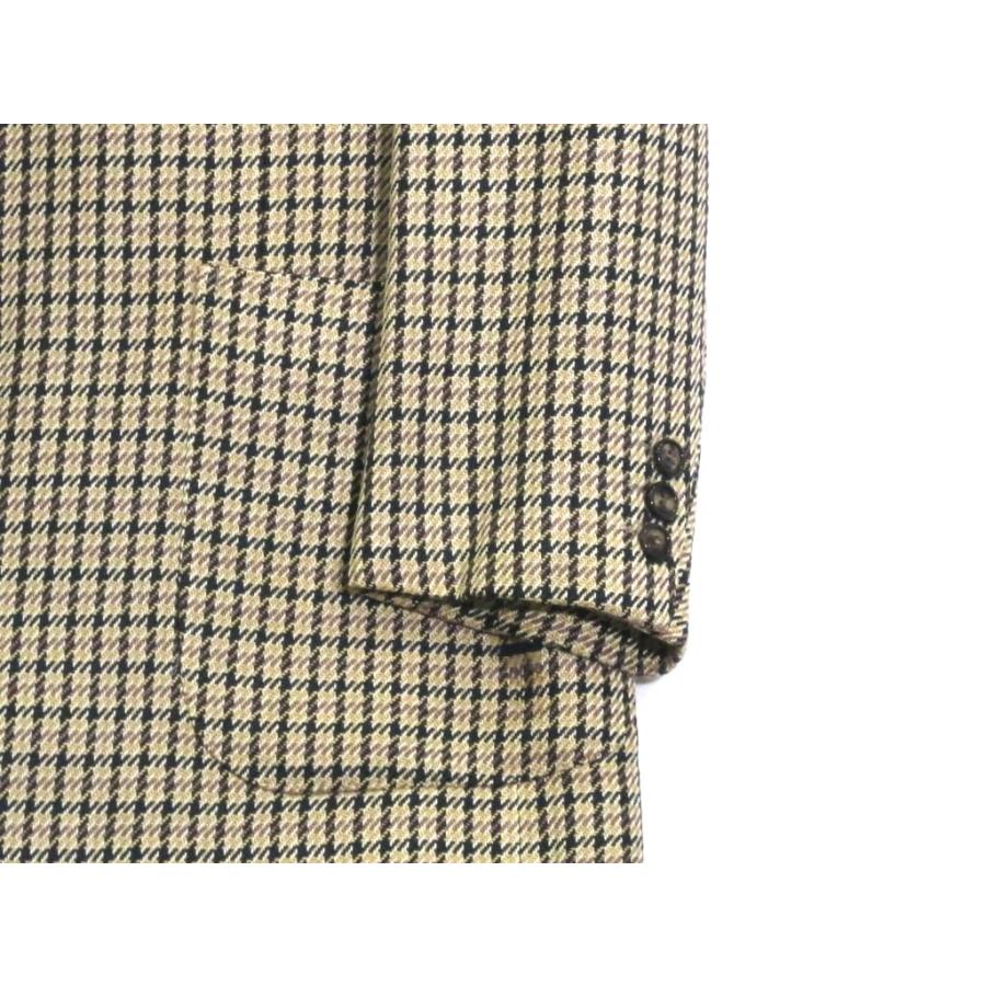 LANVIN（ランバン） シルク100％ テーラードジャケット 千鳥格子 