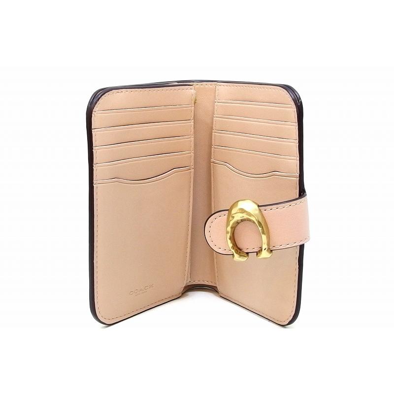 COACH（コーチ） タビー ウォレット レザー財布 C金具 CCA98 ベージュ