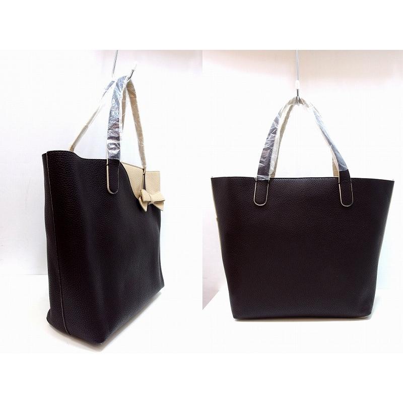 Kitamura（キタムラ） 2WAY ショルダー トートバッグ リボンモチーフ