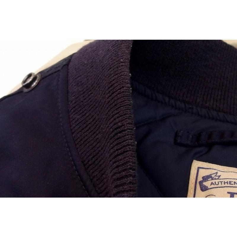 希少✨ポロラルフローレン MA-1 ダウンジャケット メタルロゴ ネイビー L POLO RALPH LAUREN（ポロ・ラルフローレン） ラルフローレン MA-1