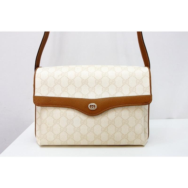 GUCCI オールドグッチ ショルダーバッグ がま口 PVC GGスプリーム GUCCI（グッチ） オールドグッチ GGスプリーム PVC ショルダーバッグ