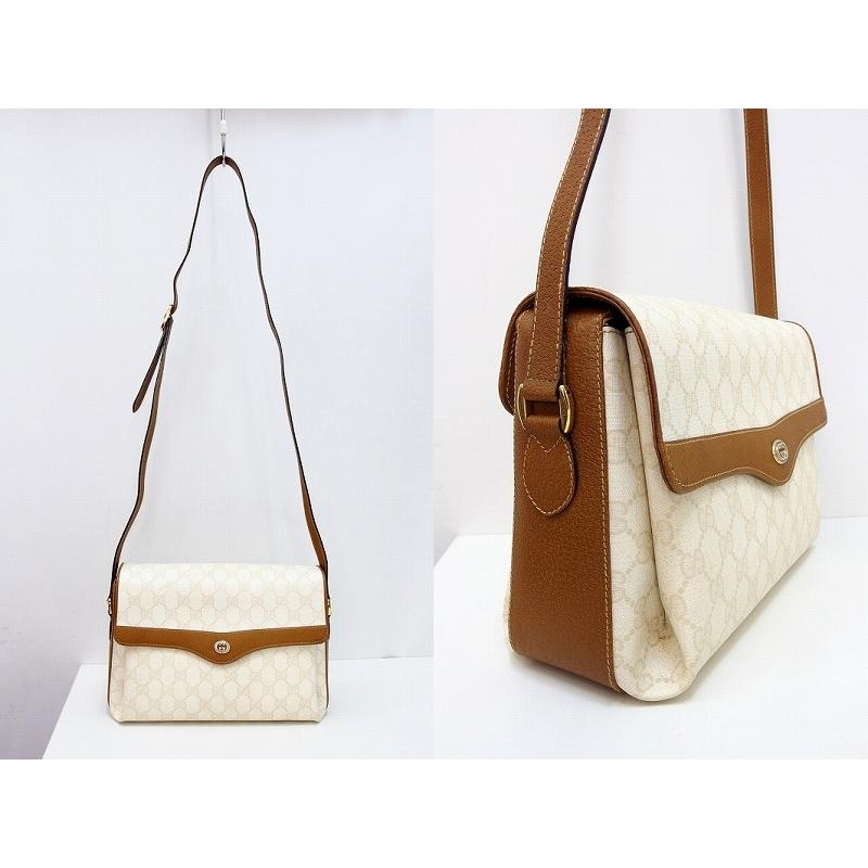 GUCCI オールドグッチ ショルダーバッグ がま口 PVC GGスプリーム GUCCI オールドグッチ ショルダーバッグ がま口 PVC GGスプリーム
