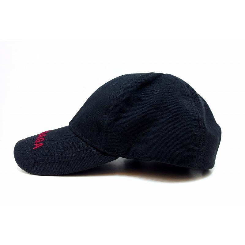 BALENCIAGA（バレンシアガ） LOGO VISOR ベースボールキャップ 帽子 赤