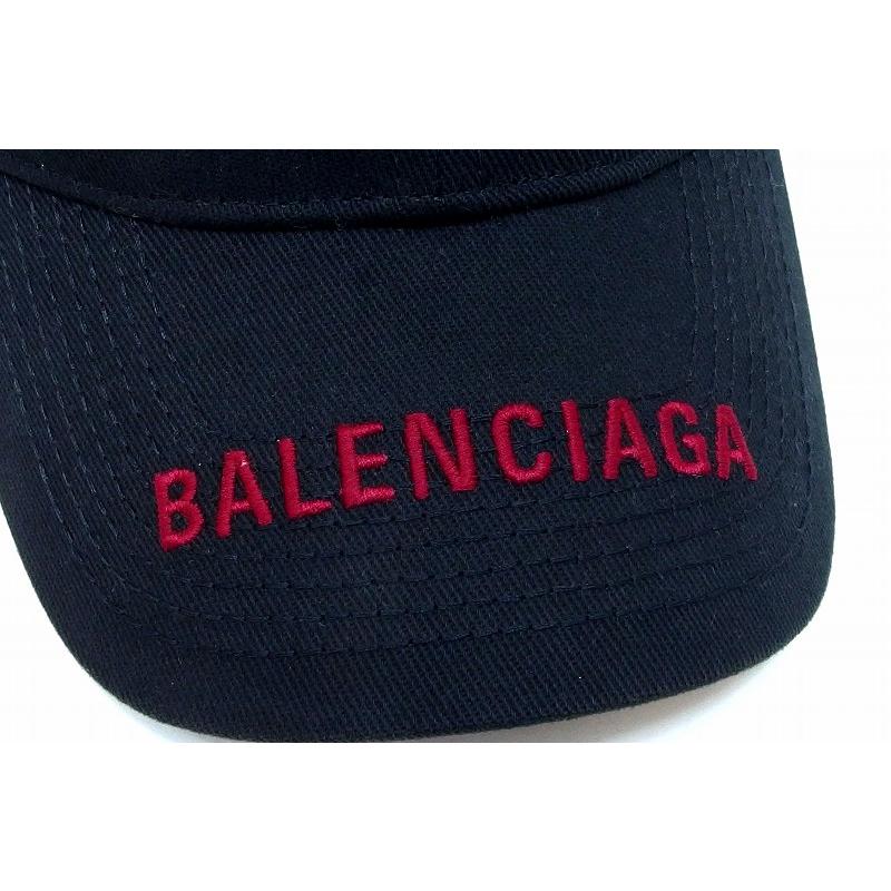 BALENCIAGA（バレンシアガ） LOGO VISOR ベースボールキャップ 帽子 赤