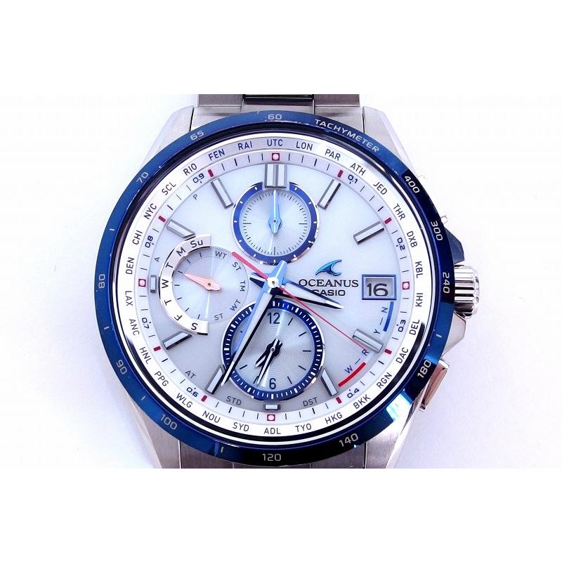 CASIO（カシオ） 【トリコロールモデル】オシアナス OCEANUS チタン 