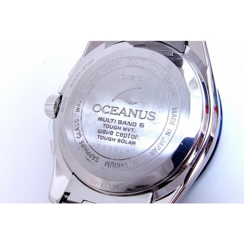 CASIO（カシオ） 【トリコロールモデル】オシアナス OCEANUS チタン 