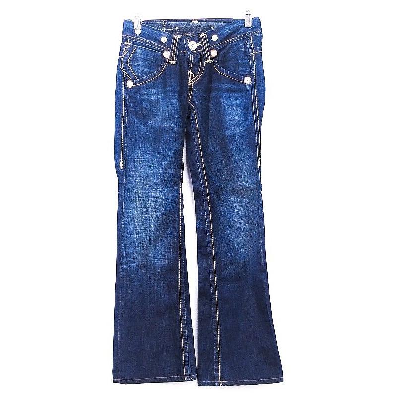 TRUE RELIGION トゥルーレリジョン デニム ワイドパンツ 23 ブルー 