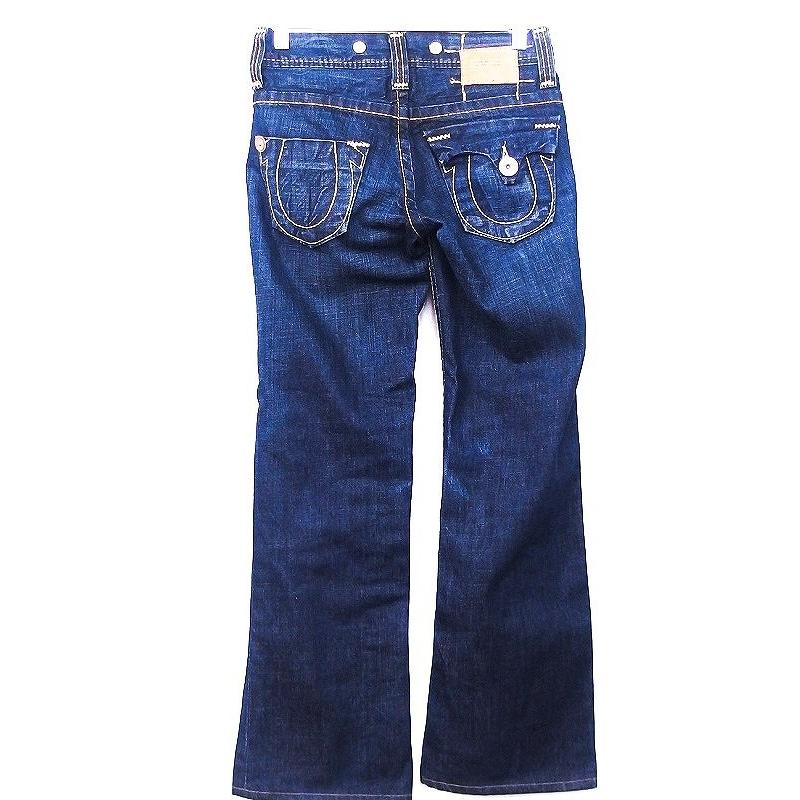TRUE RELIGION トゥルーレリジョン デニム ワイドパンツ 23 ブルー 