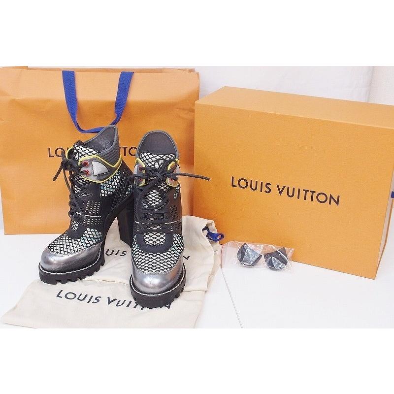 LOUIS VUITTON ルイヴィトン アンクルブーツ ショートブーツ 37 