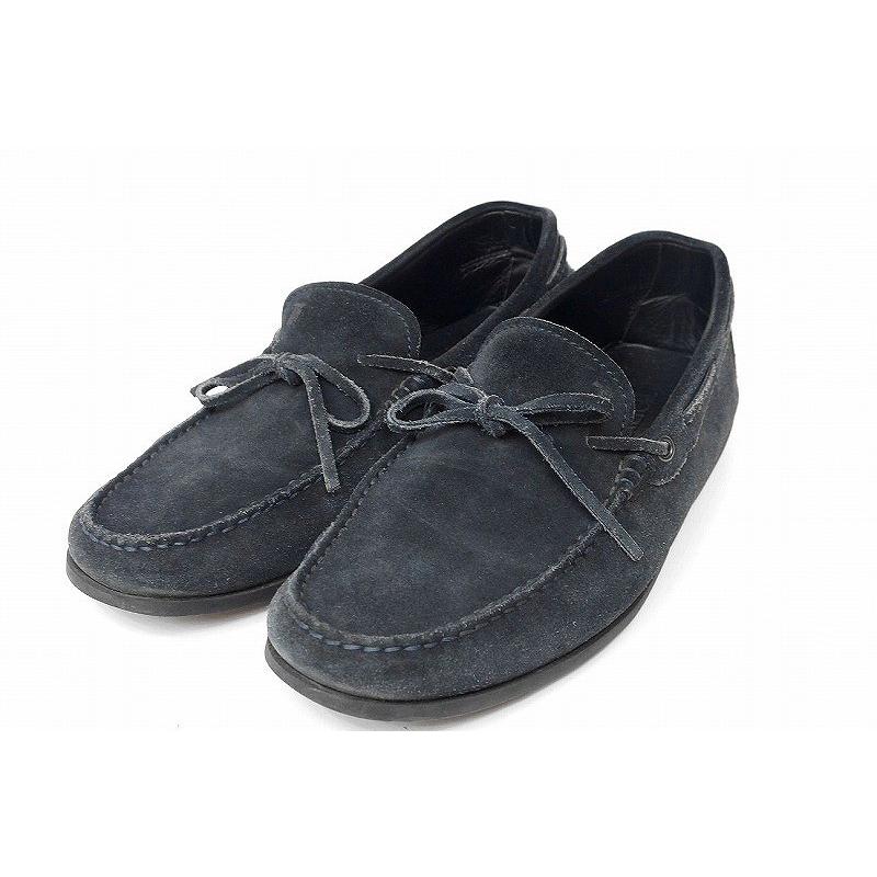 Tod S トッズ スエード ローファー ドライビングシューズ メンズ 6 ブラック Nm Visionヤフーショッピング店 通販 Yahoo ショッピング
