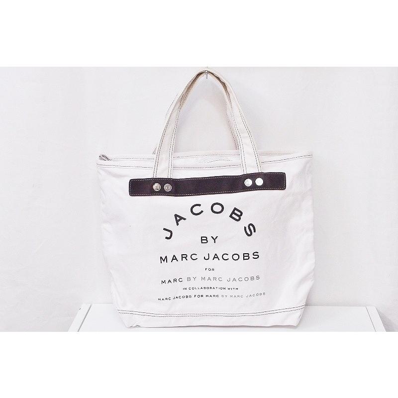 Marc by Marc Jacobs マークバイマークジェイコブス キャンバス トート ホワイト :nm3814155889:Vision