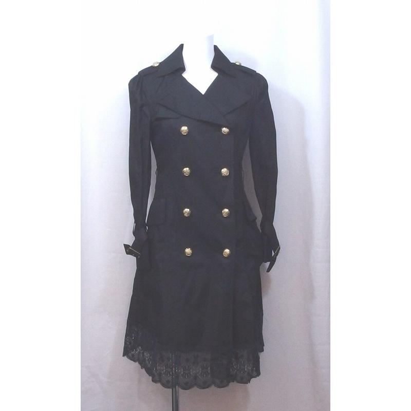 prideglide プライドグライド トレンチコート 36 ブラック  