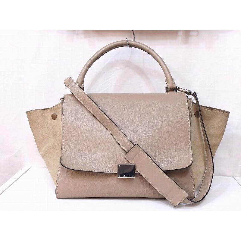 CELINE セリーヌ トラペーズ 2WAYバッグ ハンド ショルダー 169543MDB 
