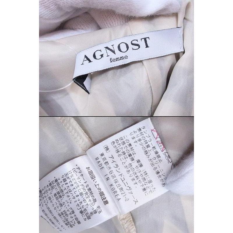 AGNOST アグノスト トライアングルオープンキャミワンピース 38 
