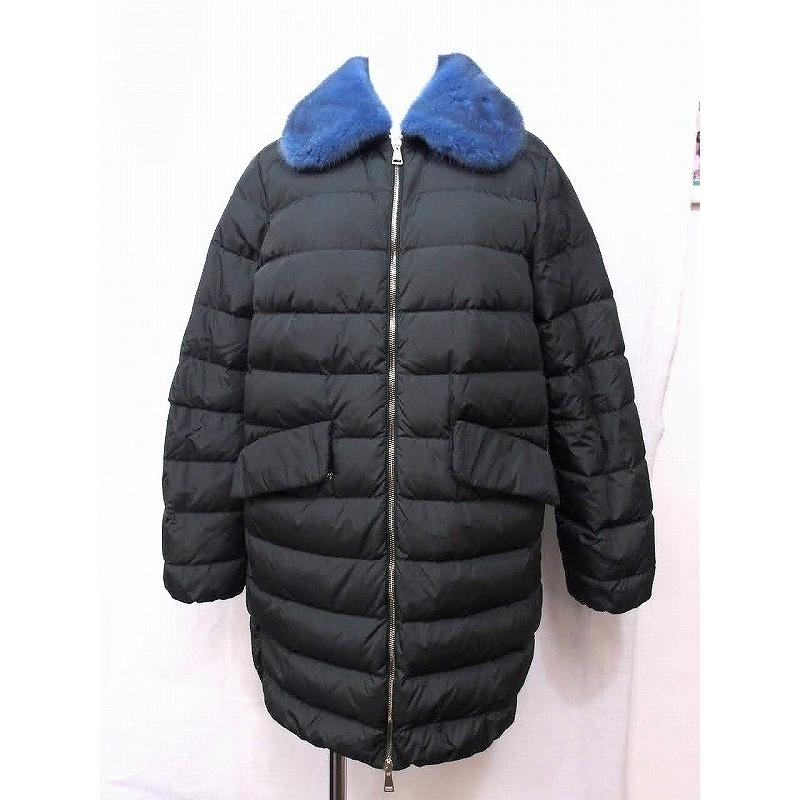モンクレール ファー ダウンジャケット ダークグリーン MONCLER 【公式