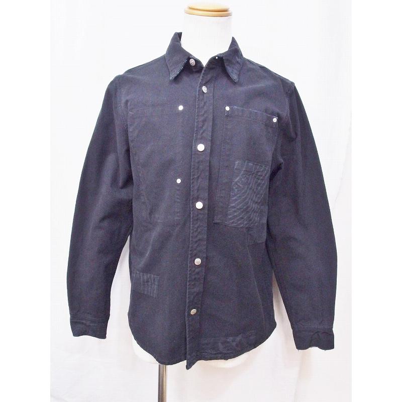 VYNER ARTICLES WORKER SHIRT BANDANA PATCHES デニムシャツ メンズ M 