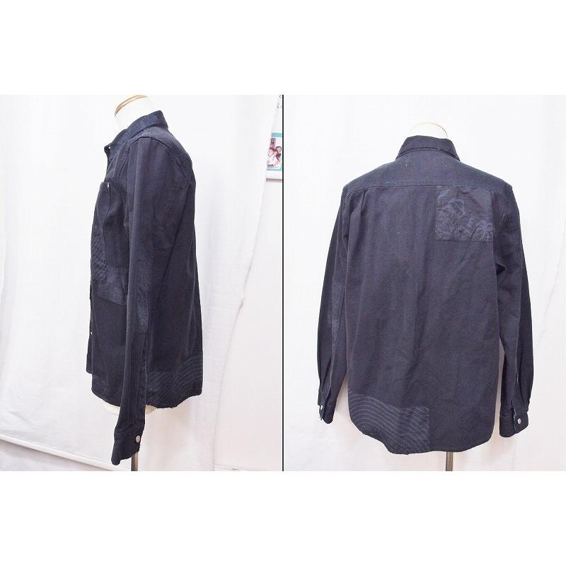 VYNER ARTICLES WORKER SHIRT BANDANA PATCHES デニムシャツ メンズ M 