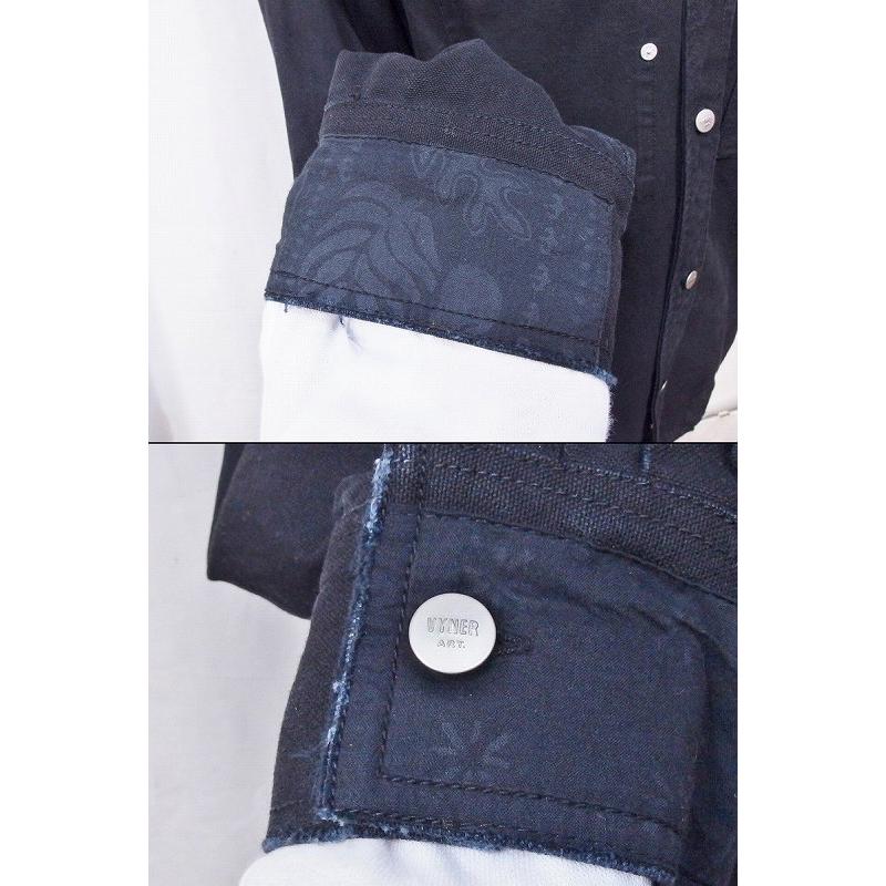VYNER ARTICLES WORKER SHIRT BANDANA PATCHES デニムシャツ メンズ M 