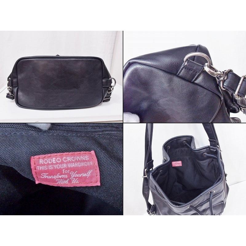 Rodeo Crowns ロデオ クラウンズ レザー 2way ショルダーバッグ ブラック Nm Visionヤフーショッピング店 通販 Yahoo ショッピング