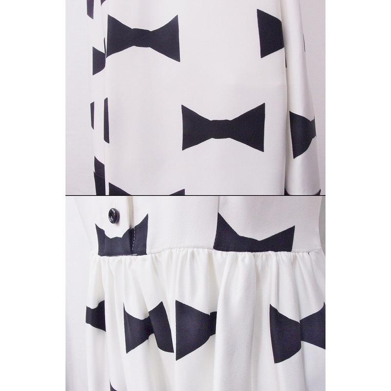 特別送料無料 Kate Spade ケイトスペード ノースリーブ Aラインワンピース リボンモチーフ 0 ホワイト ブラック 21新発 Www Fashionemall Com