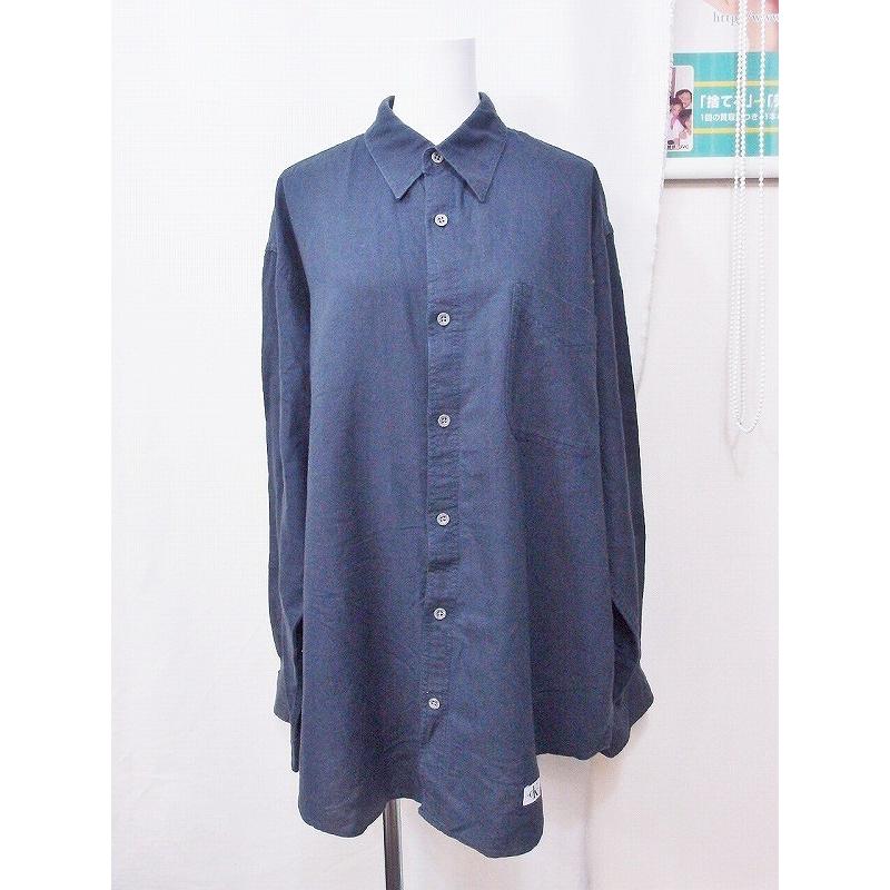 Calvin Klein Jeans カルバン クライン ジーンズ 長袖シャツ リネン コットン メンズ L ネイビー 中古 Nm Visionヤフーショッピング店 通販 Yahoo ショッピング
