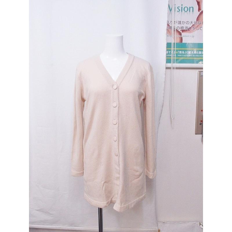 Foxey フォクシー Boutique カシミヤ ロングカーディガン 表記タグなし 薄ピンク 中古 Nm Visionヤフーショッピング店 通販 Yahoo ショッピング